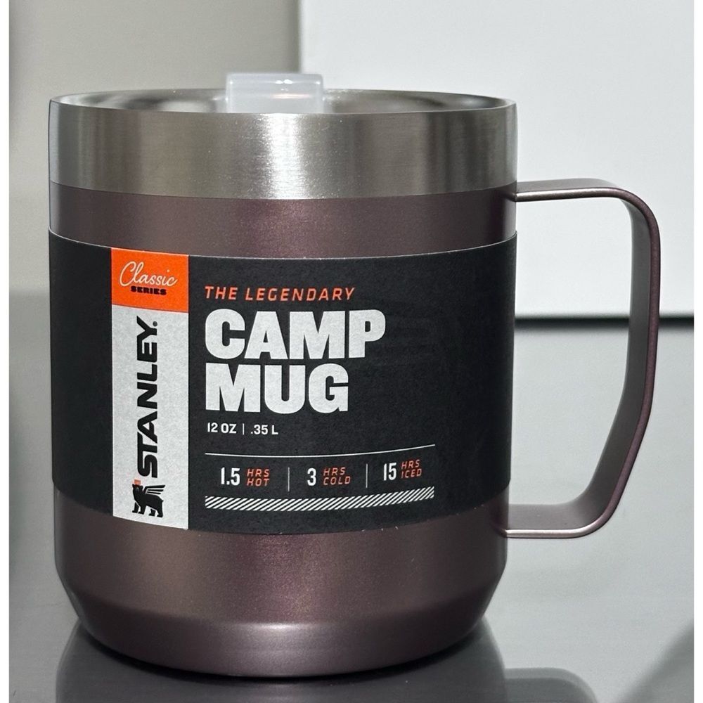Stanley Classic Legendary 12oz Stainless Steel Camp Mug, ROSE QUARTZ GLOW